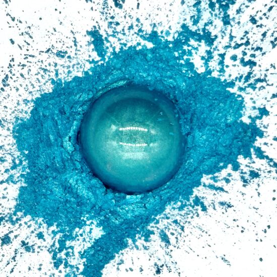 Teal Peacock Powder