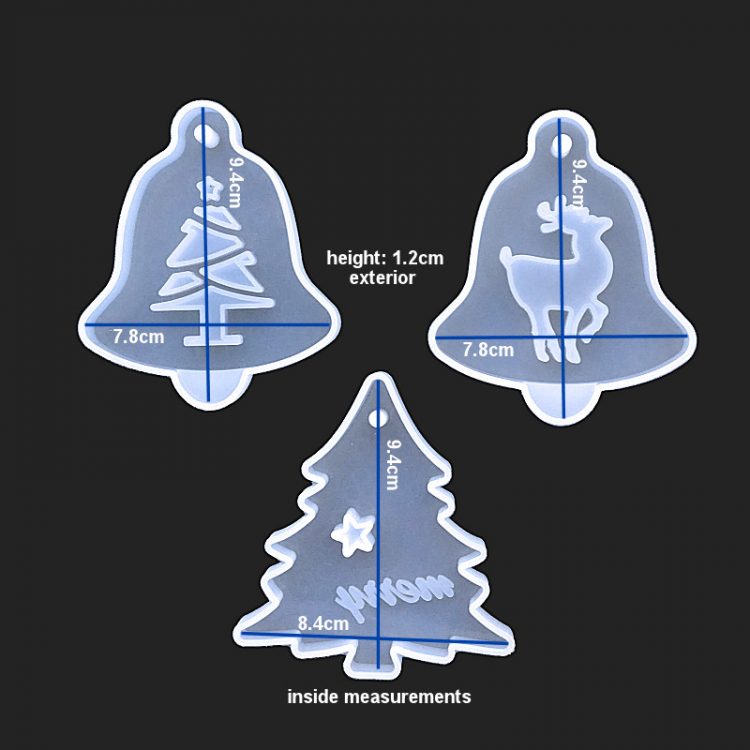 Christmas mould trio