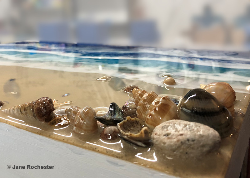 Jane Rochester Bubala Creations resin art beach