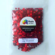 red heart 4 glitter