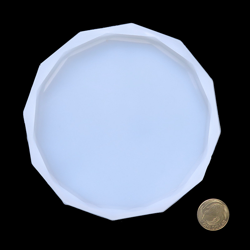 Coaster mould multi sided shape silicone resin and more