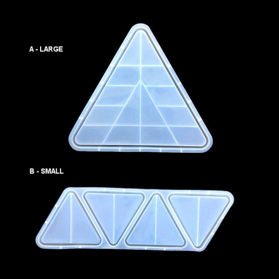 Tray moulds - Triangular - big and small | Resin and More