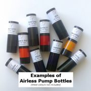 Examples of Airless Pump Bottles for Gel Tints