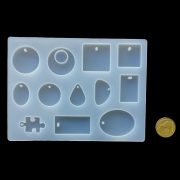 Pendant jewellery silicone mould