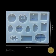 Pendant jewellery silicone mould