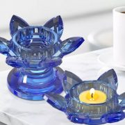 Lotus flower candle holder