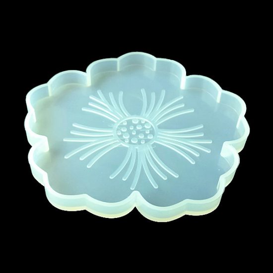 Coaster Mould Flower A - Resin and More