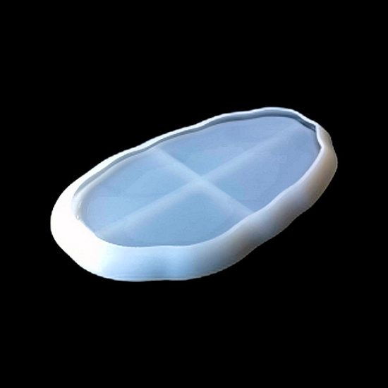 Oval tray mould with irregular shape - Resin and More