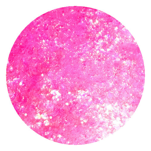 Bright Rose Pink Glitter