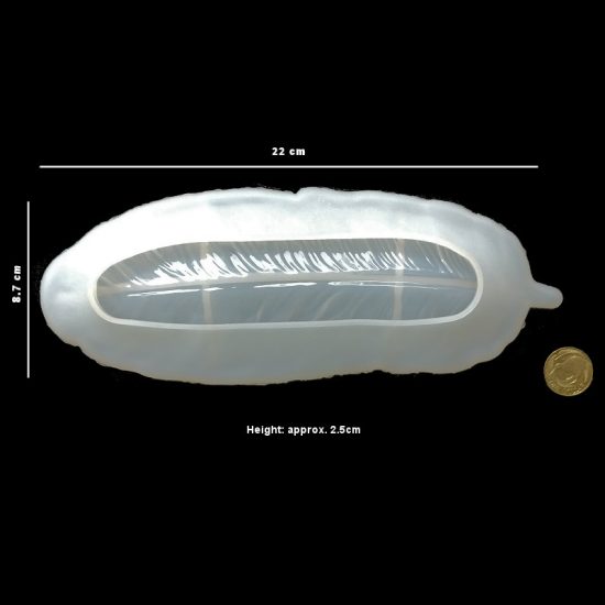 Large Feather Tray Mould - Resin and More