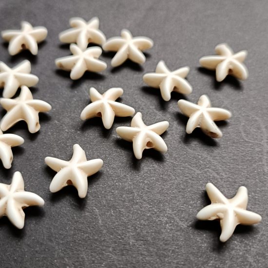 White Starfish for embedding in resin