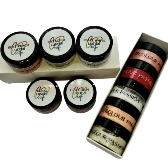 Warm Luster Kit of five colours by Colour Passion, from Resin and More