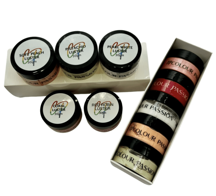 Warm Luster Kit of five colours by Colour Passion, from Resin and More