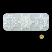 Snowflake moulds - silicone
