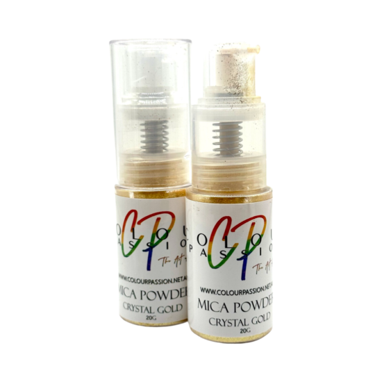 crystal gold sparkle puffer